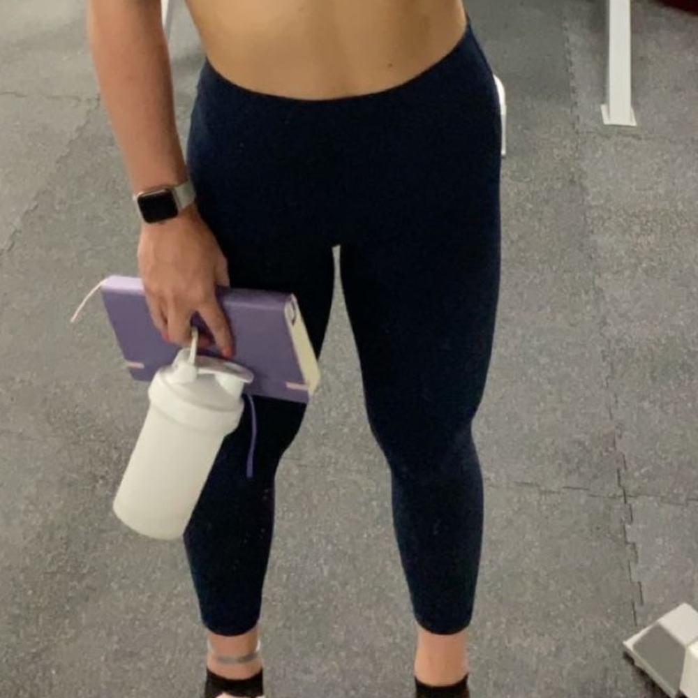 Lululemon align leggings in navy blue